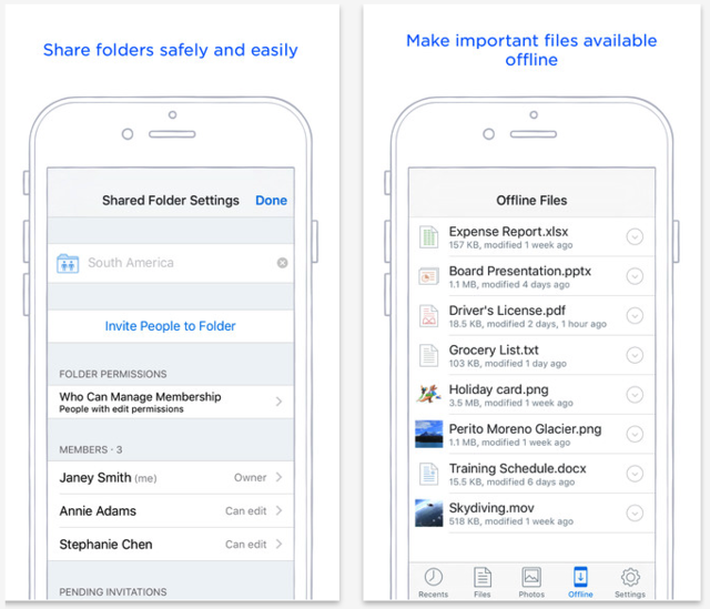 Aggiornamento Dropbox su iOS alla versione 4.1, il changelog completo