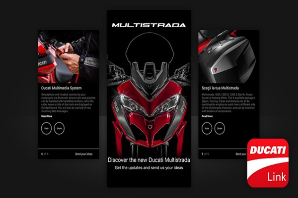 Multistrada Link, l'applicazione di Ducati per centauri