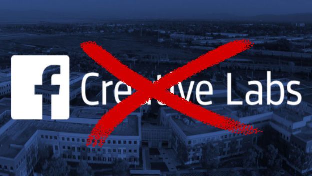 Facebook chiude creative labs