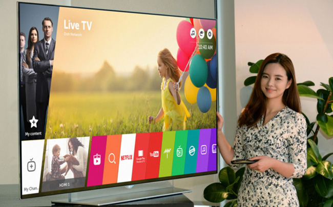 La nuova piattaforma WebOS 3.0 per le smart TV LG.