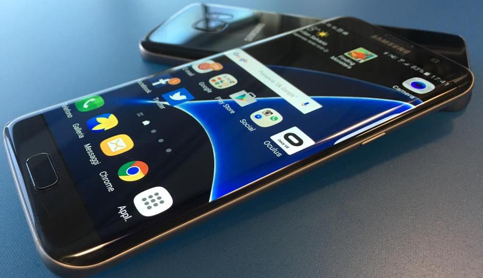 Samsung Galaxy S7 Edge Bright Black